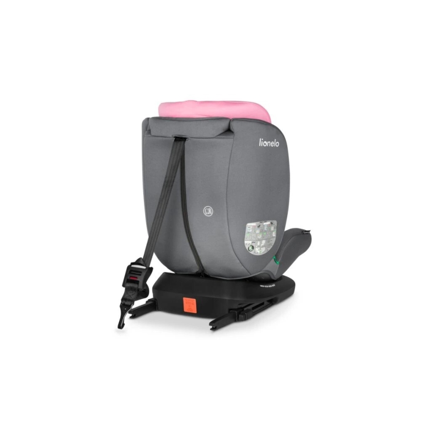 Lionelo - Turvatool BASTIAAN i-Size 40-150 cm hall/roosa