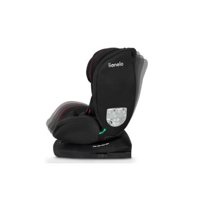 Lionelo - Turvatool BASTIAAN i-Size 40-150 cm must/punane
