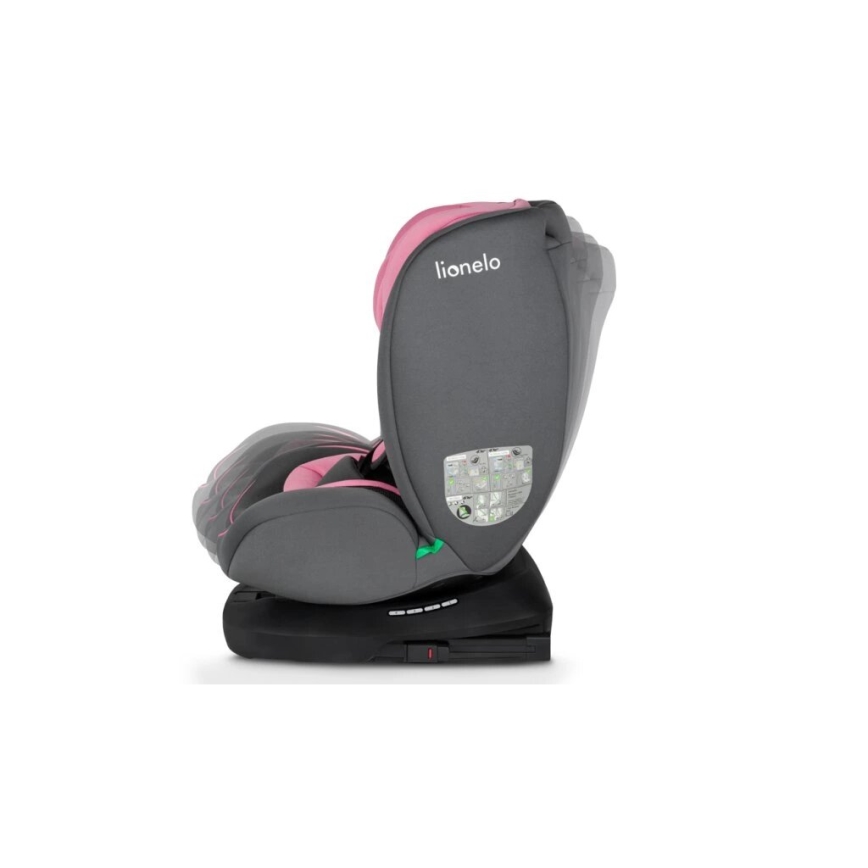Lionelo - Turvatool BASTIAAN i-Suurus 40-150 cm hall/roosa