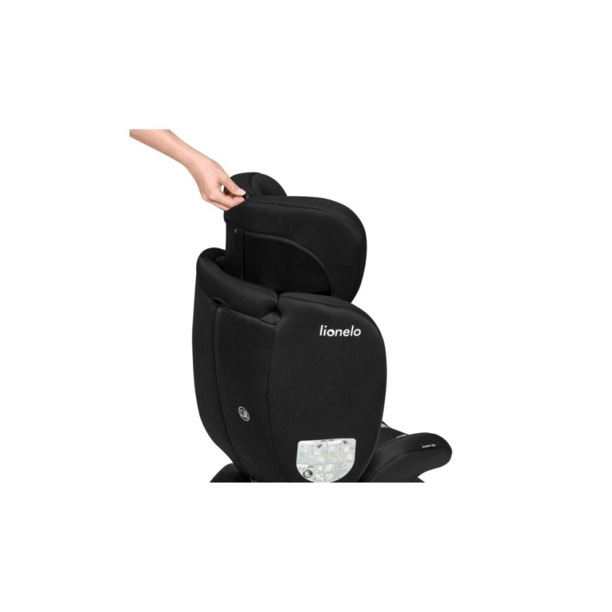 Lionelo - Turvatool BASTIAAN i-Suurus 40-150 cm must/hall