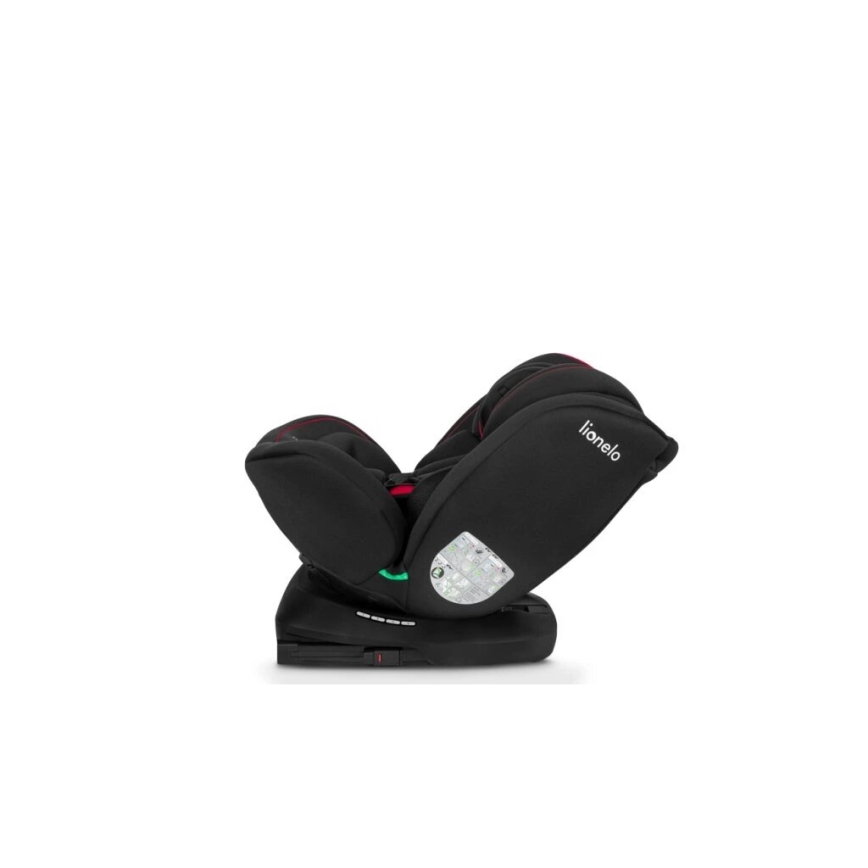 Lionelo - Turvatool BASTIAAN i-Suurus 40-150 cm must/punane
