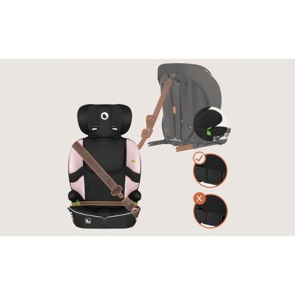 Lionelo - turvatool BILLY i-Size 76-150 cm beebiroosa