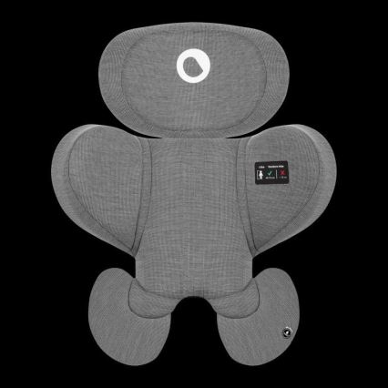 Lionelo - Turvatool koos pöörleva alusega HARMONY i-Suurus 40-150 cm must/hall