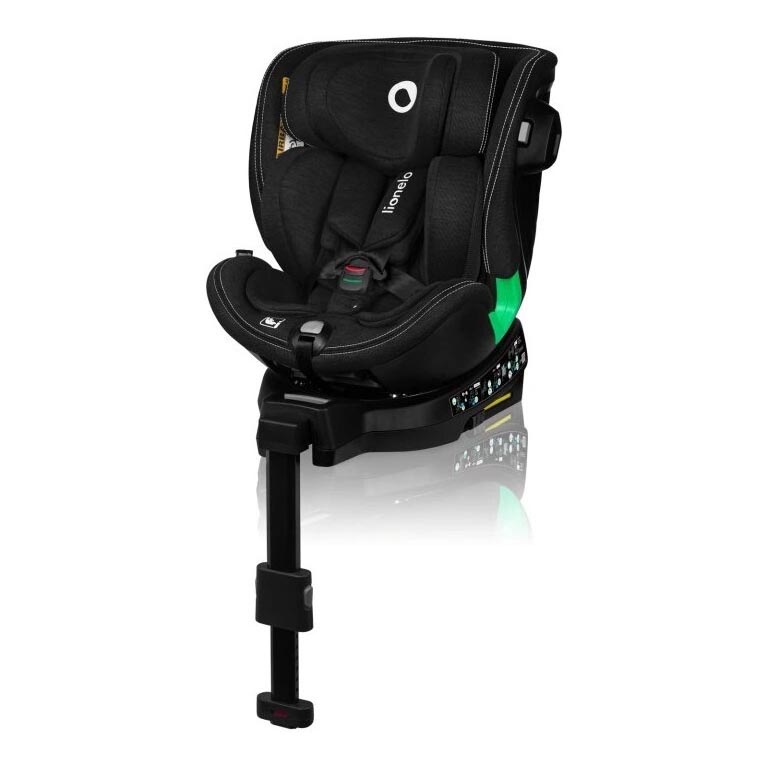 Lionelo - Turvatool koos pöörleva alusega HARMONY i-Suurus 40-150 cm must