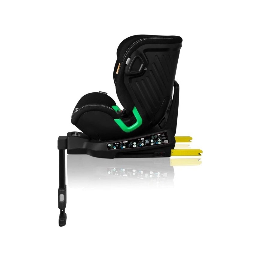 Lionelo - Turvatool koos pöörleva alusega HARMONY i-Suurus 40-150 cm must