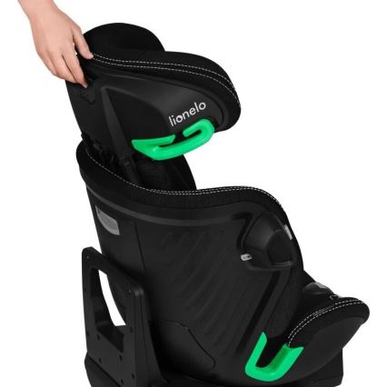 Lionelo - Turvatool koos pöörleva alusega HARMONY i-Suurus 40-150 cm must