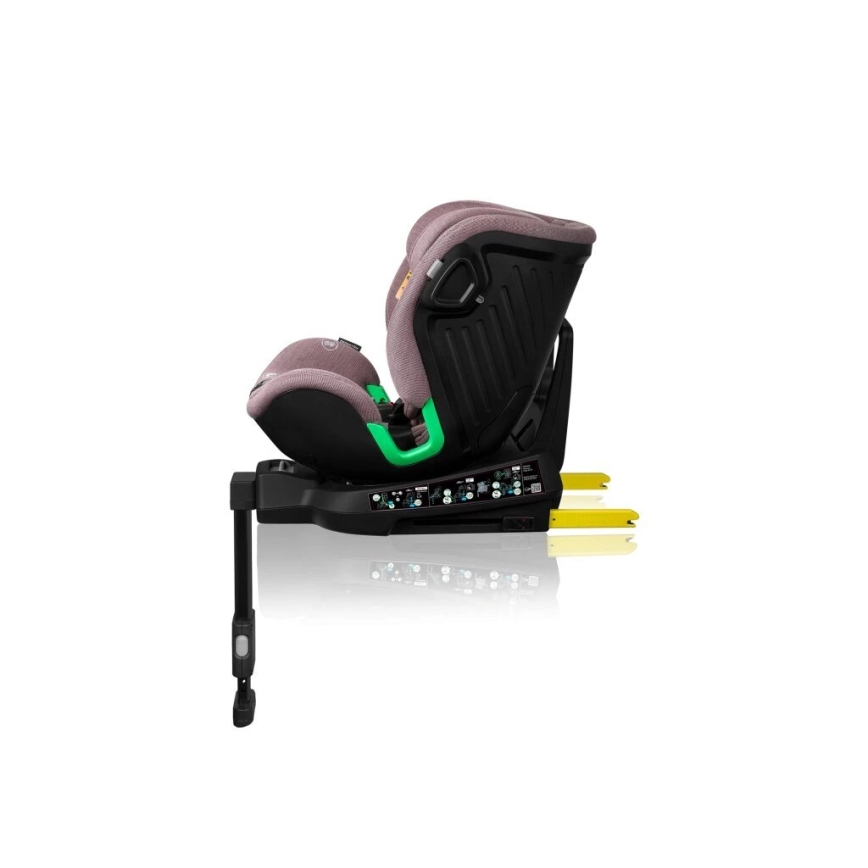Lionelo - Turvatool koos pöörleva alusega HARMONY i-Suurus 40-150 cm roosa