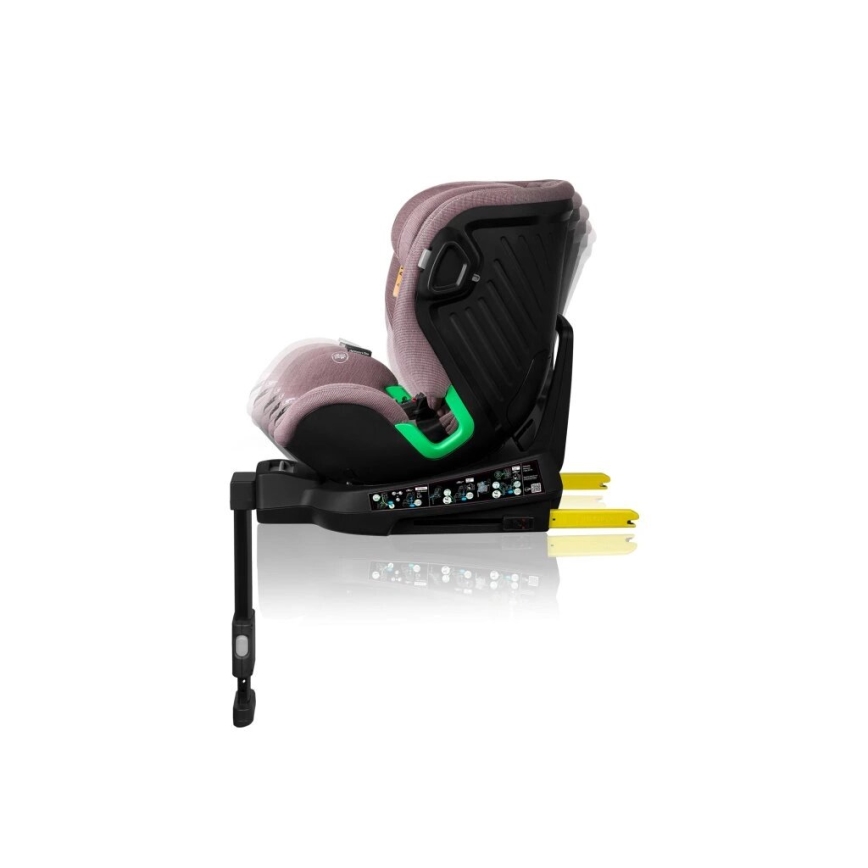 Lionelo - Turvatool koos pöörleva alusega HARMONY i-Suurus 40-150 cm roosa