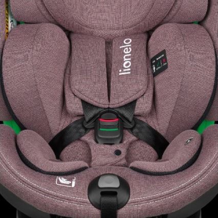 Lionelo - Turvatool koos pöörleva alusega HARMONY i-Suurus 40-150 cm roosa