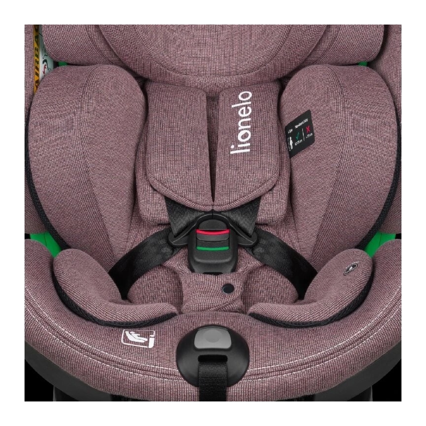 Lionelo - Turvatool koos pöörleva alusega HARMONY i-Suurus 40-150 cm roosa