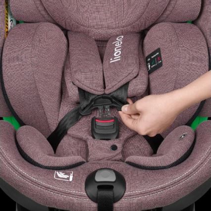 Lionelo - Turvatool koos pöörleva alusega HARMONY i-Suurus 40-150 cm roosa
