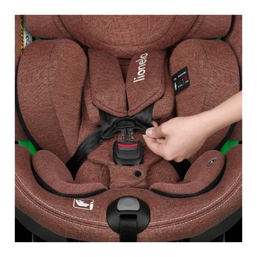 Lionelo - Turvatool koos pööleva alusega HARMONY i-Suurus 40-150 cm tellis