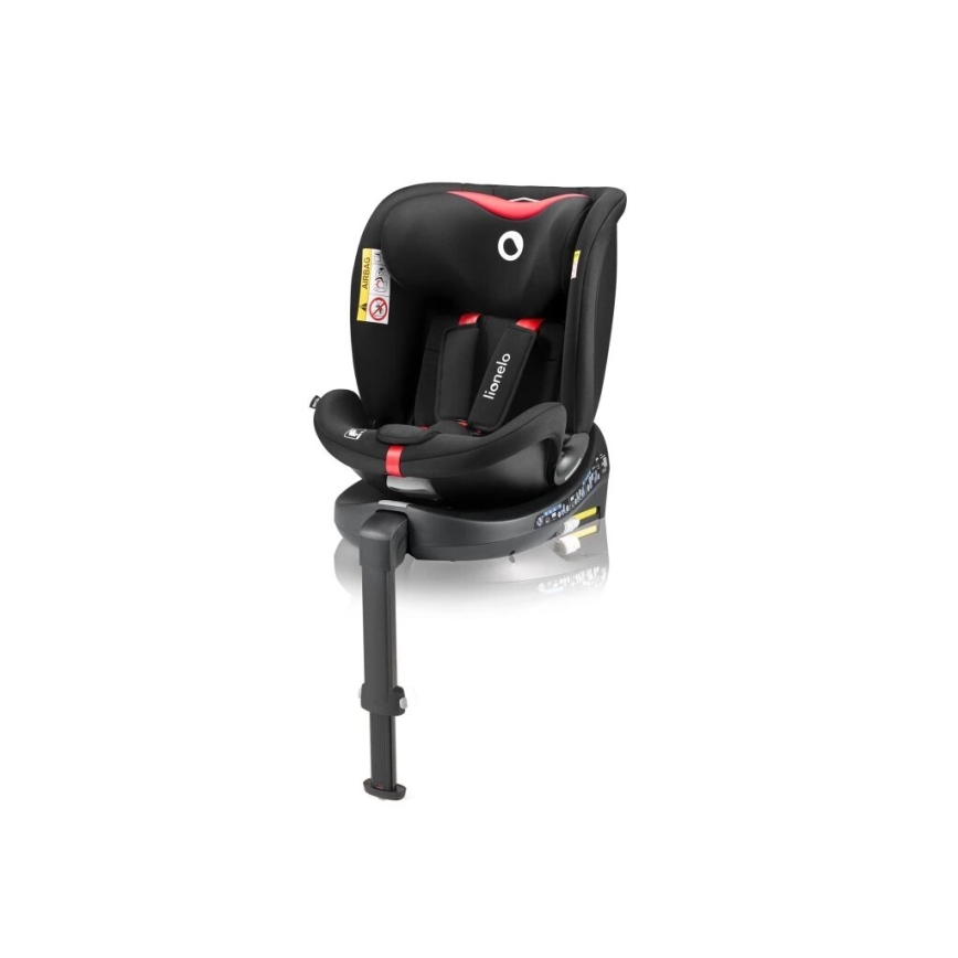 Lionelo - Turvatool koos pöörleva alusega NAVY i-Suurus 40-150 cm must/punane