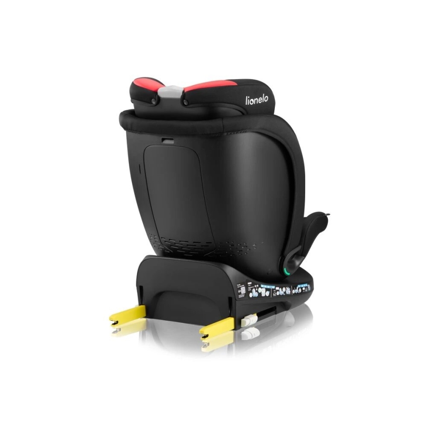 Lionelo - Turvatool koos pöörleva alusega NAVY i-Suurus 40-150 cm must/punane