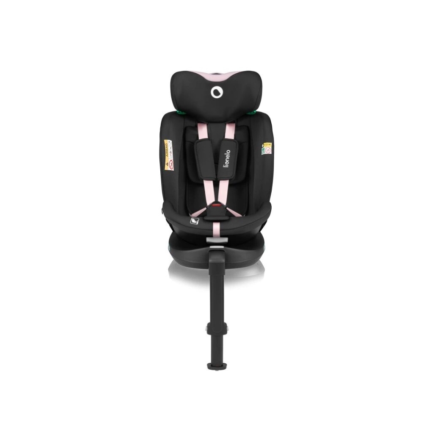 Lionelo - Turvatool koos pöörleva alusega NAVY i-Suurus 40-150 cm must/roosa