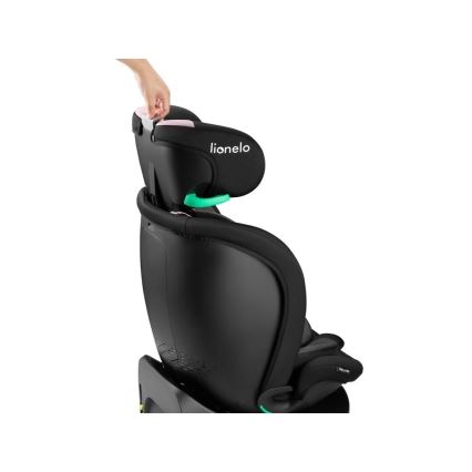 Lionelo - Turvatool koos pöörleva alusega NAVY i-Suurus 40-150 cm must/roosa
