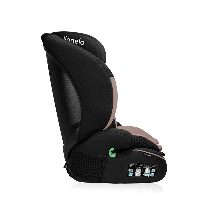 Lionelo - turvatool LEVI i-Size 76-150 cm, beež (Latte)