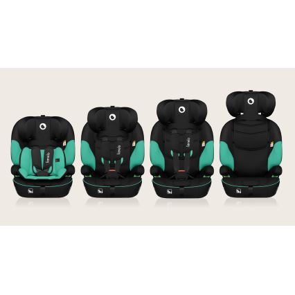 Lionelo - Turvatool LEVI i-Size 76-150 cm smaragdroheline