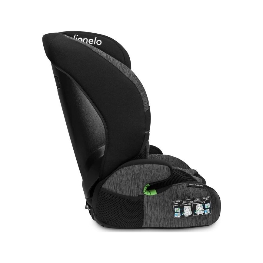 Lionelo - Turvatool LEVI ONE i-Suurus 76-150 cm must/hall