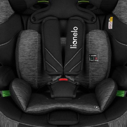 Lionelo - Turvatool LEVI ONE i-Suurus 76-150 cm must