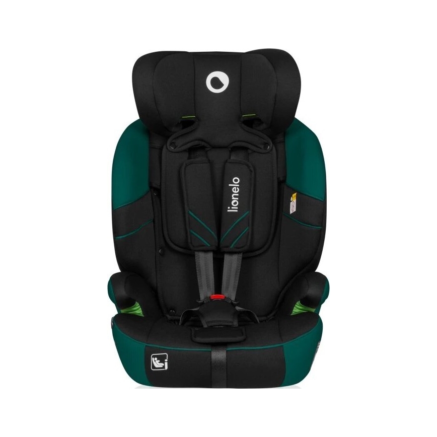 Lionelo - Turvatool LEVI ONE i-Suurus 76-150 cm must/roheline