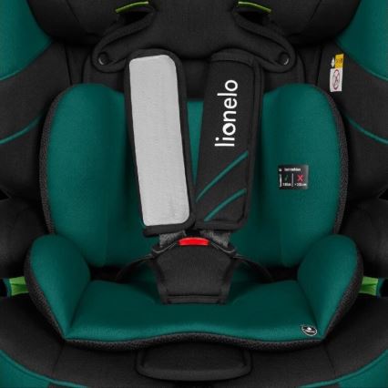Lionelo - Turvatool LEVI ONE i-Suurus 76-150 cm must/roheline