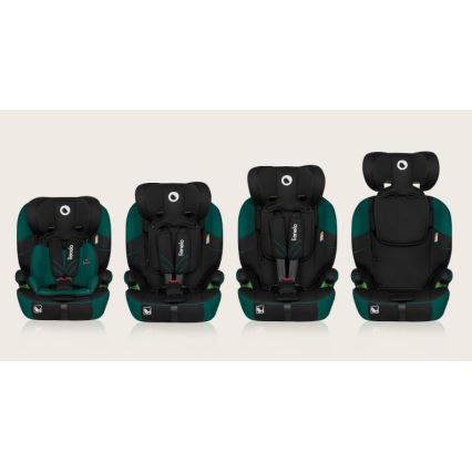 Lionelo - Turvatool LEVI ONE i-Suurus 76-150 cm must/roheline
