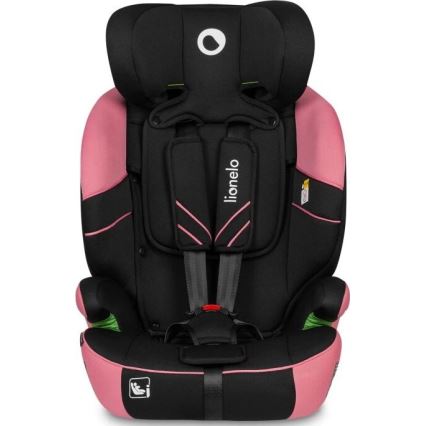 Lionelo - Turvatool LEVI ONE i-Suurus 76-150 cm must/roosa