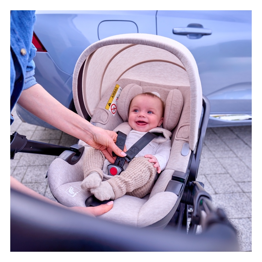 Lionelo - turvatool MOXIE i-Size 40-87 cm beež liiv