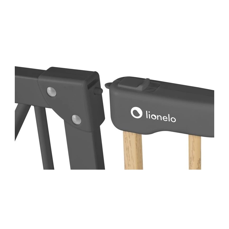 Lionelo - Turvavärav TRUUS SLIM must/beež