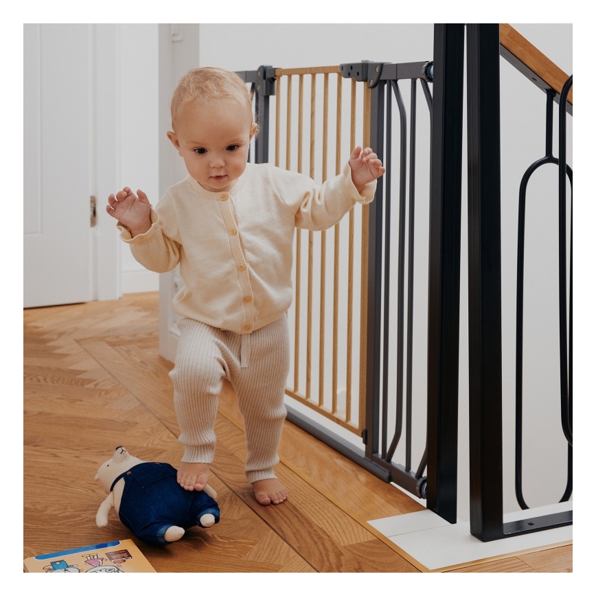 Lionelo - Turvavärav TRUUS SLIM must/pruun
