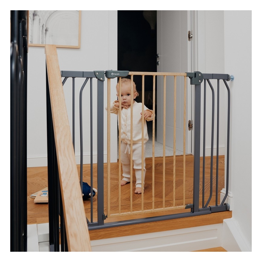 Lionelo - Turvavärav TRUUS SLIM must/pruun