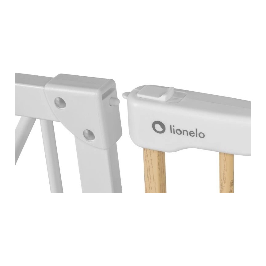 Lionelo - Turvavärav TRUUS SLIM valge/beež
