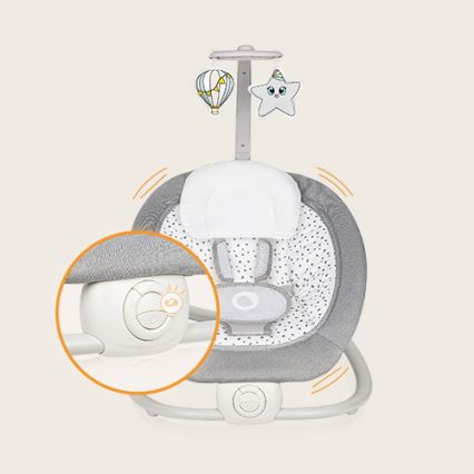 Lionelo - Vibreeriv lamamistool meloodiaga PASCAL hall