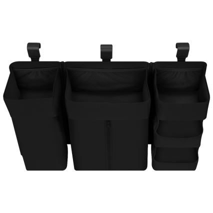 Lionelo - Voodikott 3-ühes SIDEPOCKET Must