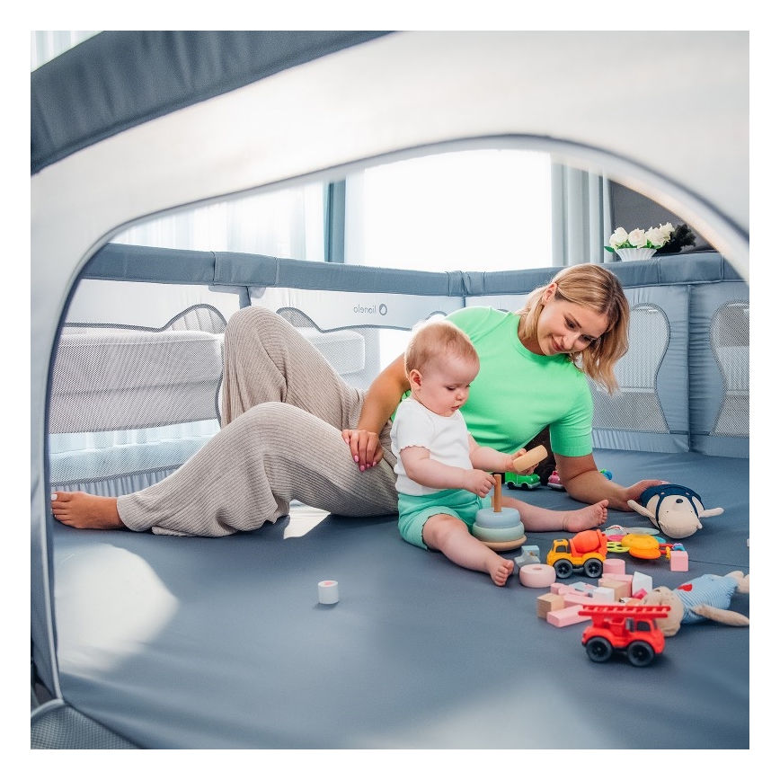 Lionelo - WILLOW XL mänguait, hall