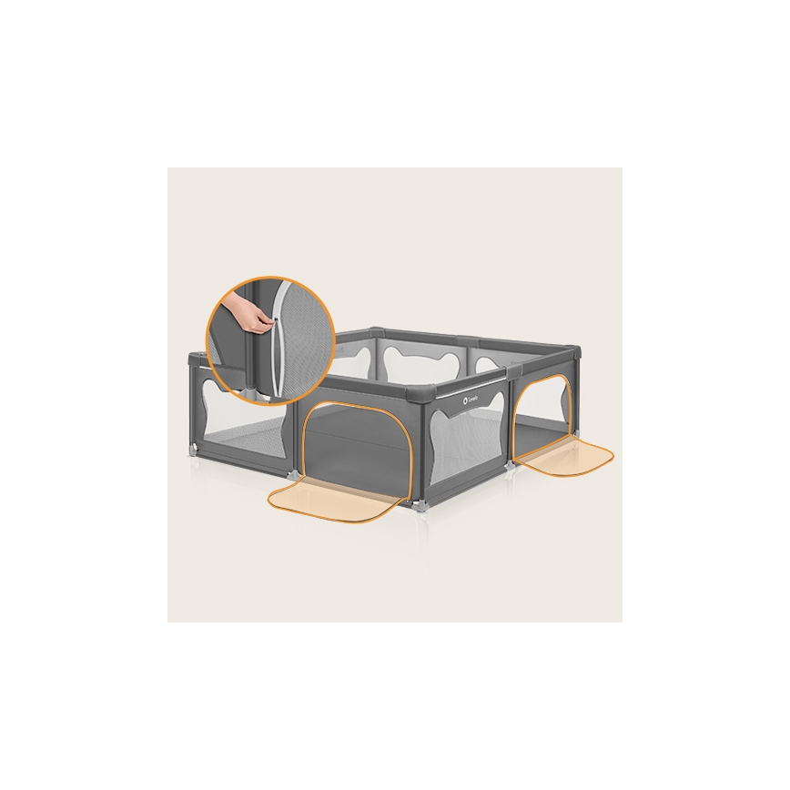 Lionelo - WILLOW XL mänguait, hall