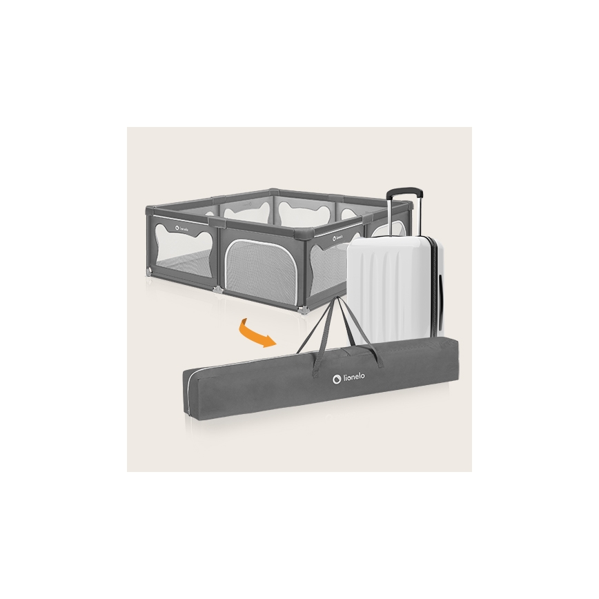 Lionelo - WILLOW XL mänguait, hall