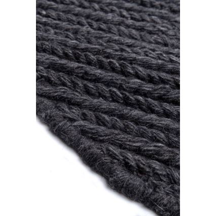 Looduslik ümmargune vaip FIR WOOL 160 cm 2600 g/m2 antratsiit