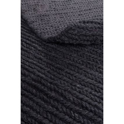 Looduslik ümmargune vaip FIR WOOL 160 cm 2600 g/m2 antratsiit