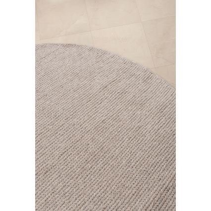 Looduslik ümmargune vaip FIR WOOL 160 cm 2600 g/m2 beež