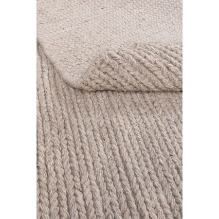 Looduslik ümmargune vaip FIR WOOL 160 cm 2600 g/m2 beež