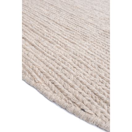Looduslik ümmargune vaip FIR WOOL 160 cm 2600 g/m2 beež