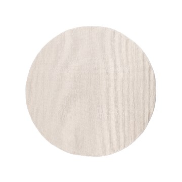 Looduslik ümmargune vaip FIR WOOL 160 cm 2600 g/m² kreemjas