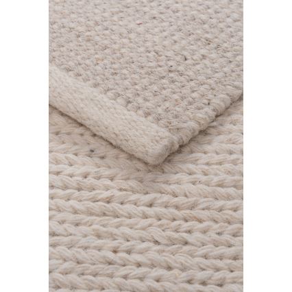 Looduslik vaip FIR WOOL 120x170 cm 2600 g/m2 kreemivärvi