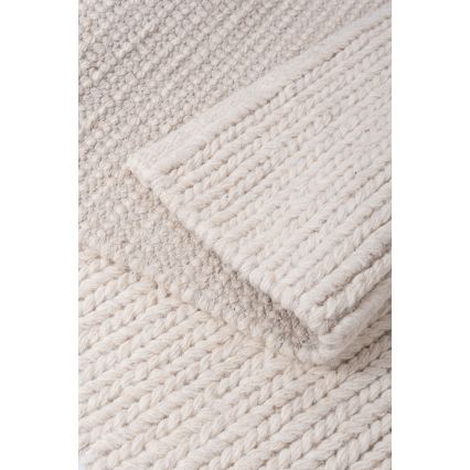 Looduslik vaip FIR WOOL 120x170 cm 2600 g/m2 kreemivärvi