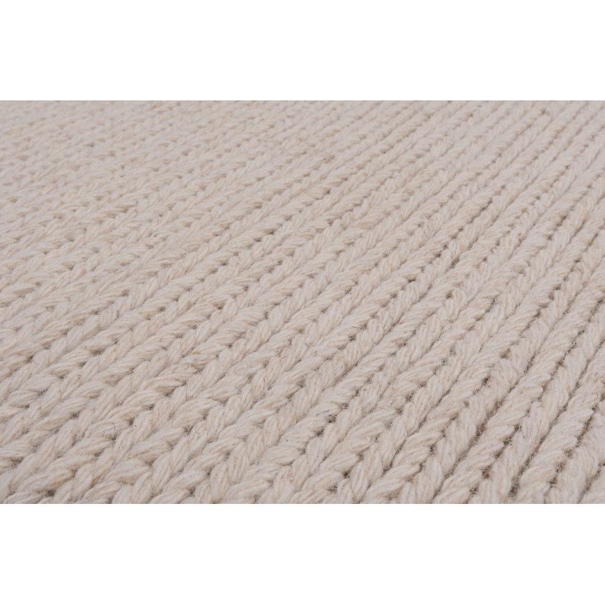 Looduslik vaip FIR WOOL 160x230 cm 2600 g/m2 kreemjas