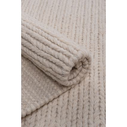 Looduslik vaip FIR WOOL 160x230 cm 2600 g/m2 kreemjas