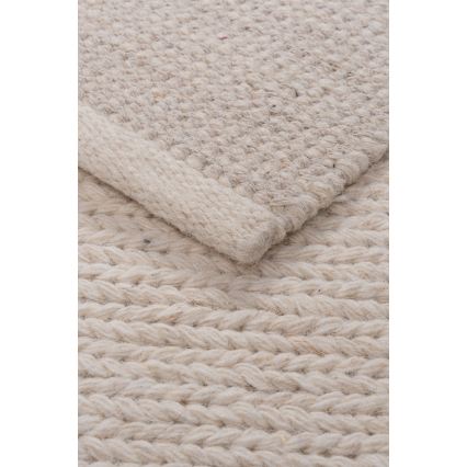 Looduslik vaip FIR WOOL 200x300 cm 2600 g/m2 kreemivärvi