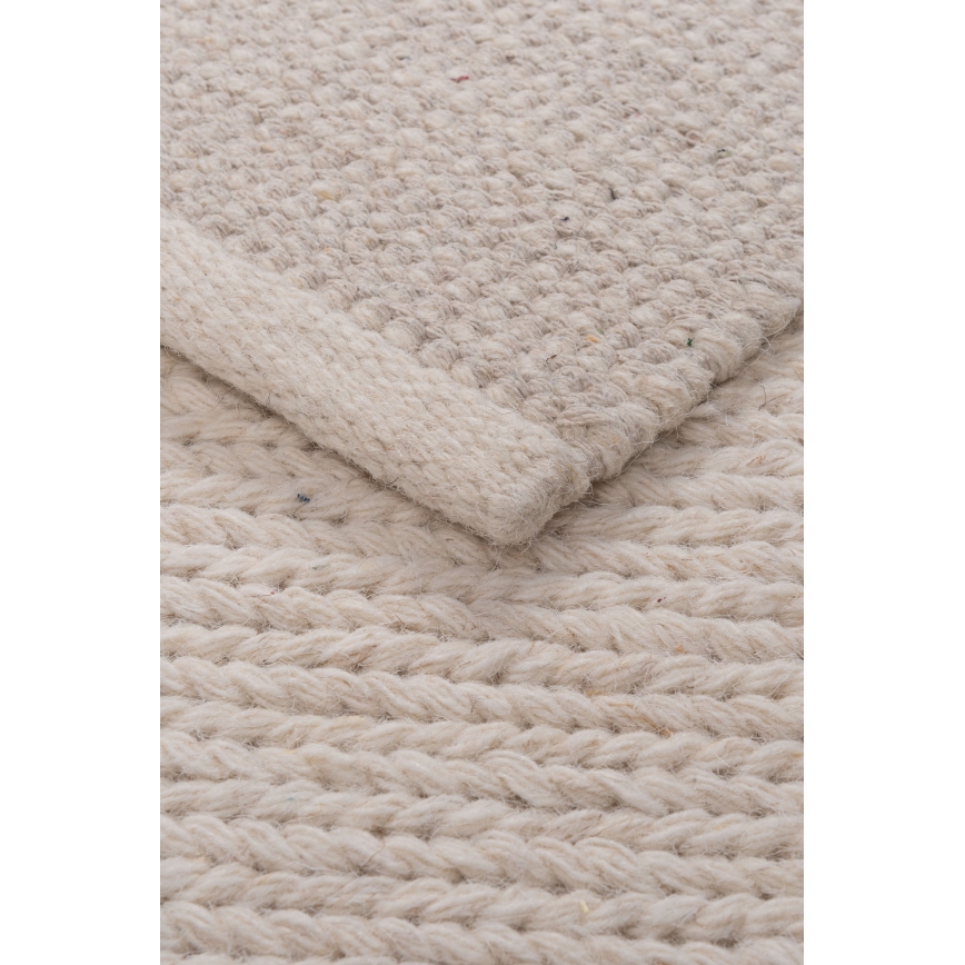 Looduslik vaip FIR WOOL 200x300 cm 2600 g/m2 kreemivärvi